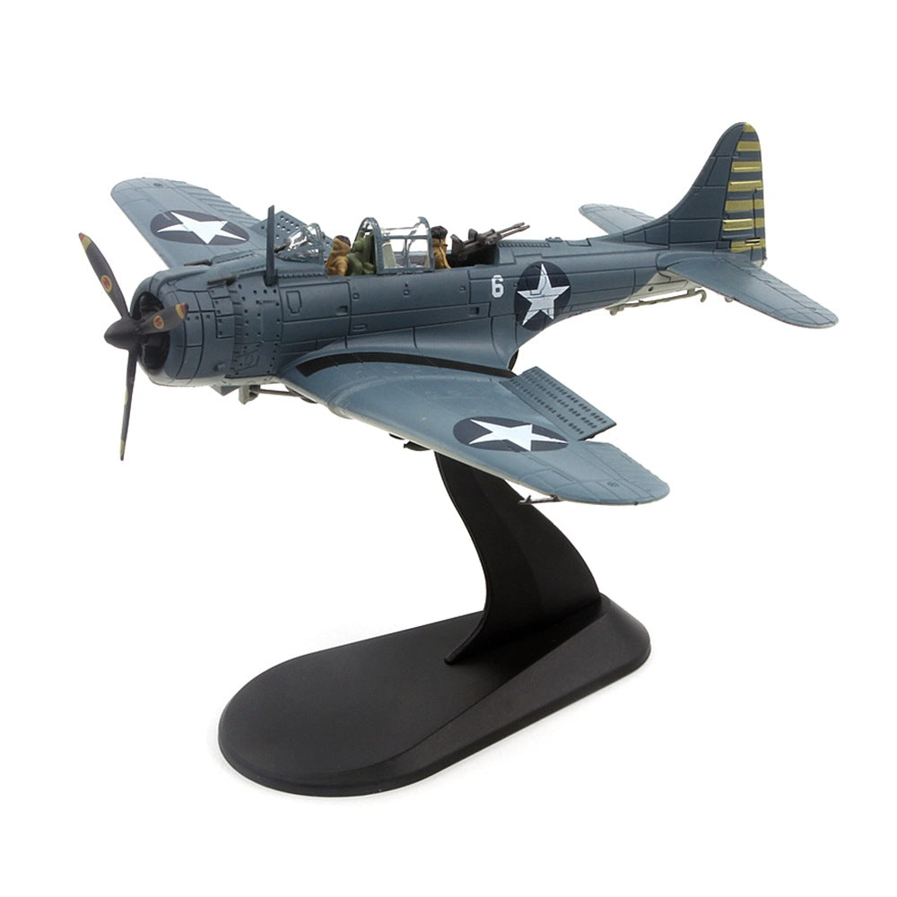 Douglas SBD Dauntless WWII American Naval Scout Plane Dive Bomber 1/72 Scale Diecast Model Aircraft