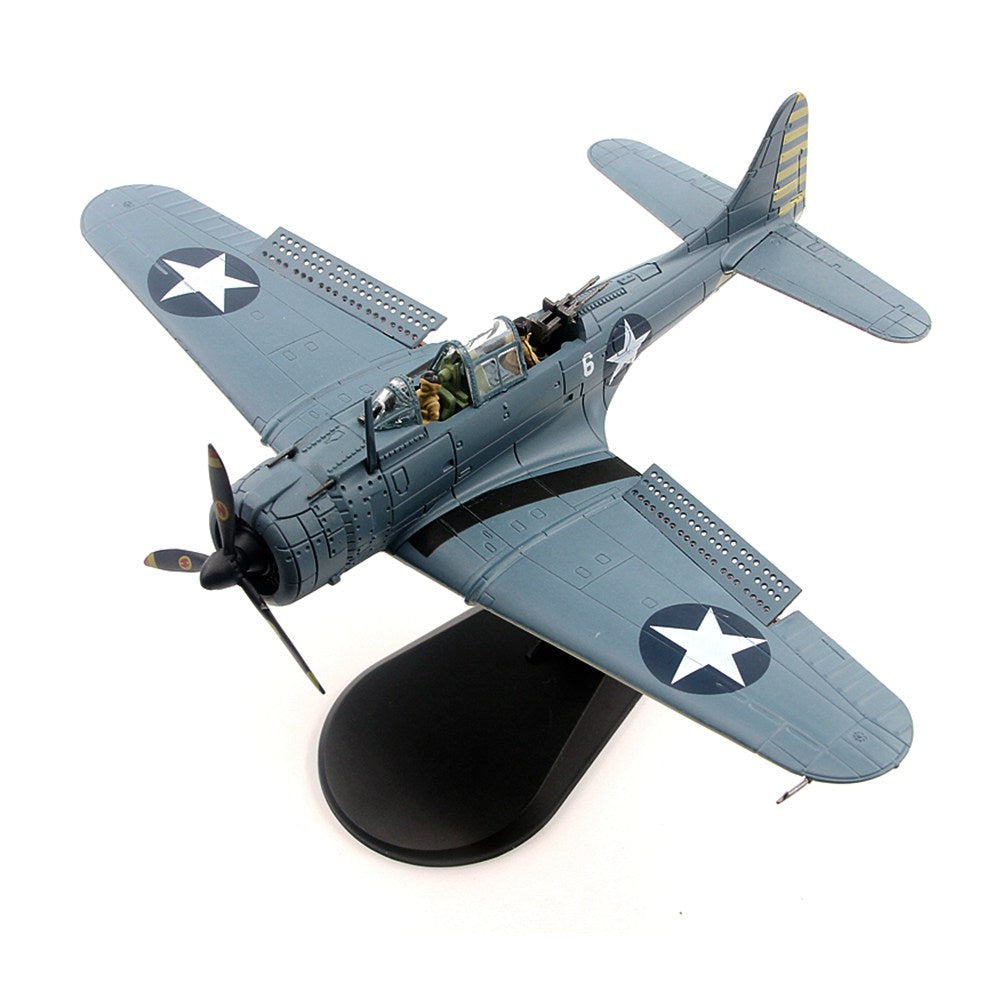 Douglas SBD Dauntless WWII American Naval Scout Plane Dive Bomber 1/72 Scale Diecast Model Aircraft