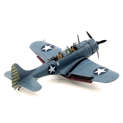 Douglas SBD Dauntless WWII American Naval Scout Plane Dive Bomber 1/72 Scale Diecast Model Aircraft