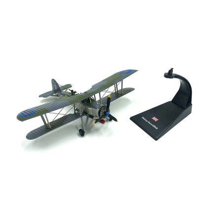 Fairey Swordfish Biplane Torpedo Bomber 1/72 Scale Diecast Aircraft Model