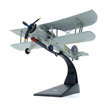 Fairey Swordfish Biplane Torpedo Bomber 1/72 Scale Diecast Aircraft Model