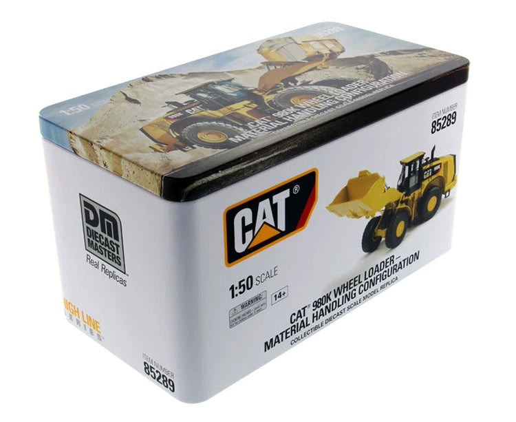 1/50 Scale Caterpillar 980K Wheel Loader Diecast Model DM85289C