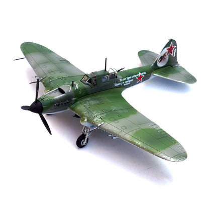 WWII Soviet Union Ilyushin Il-2 Ground-Attack Aircraft 1/72 Scale Diecast Metal Model