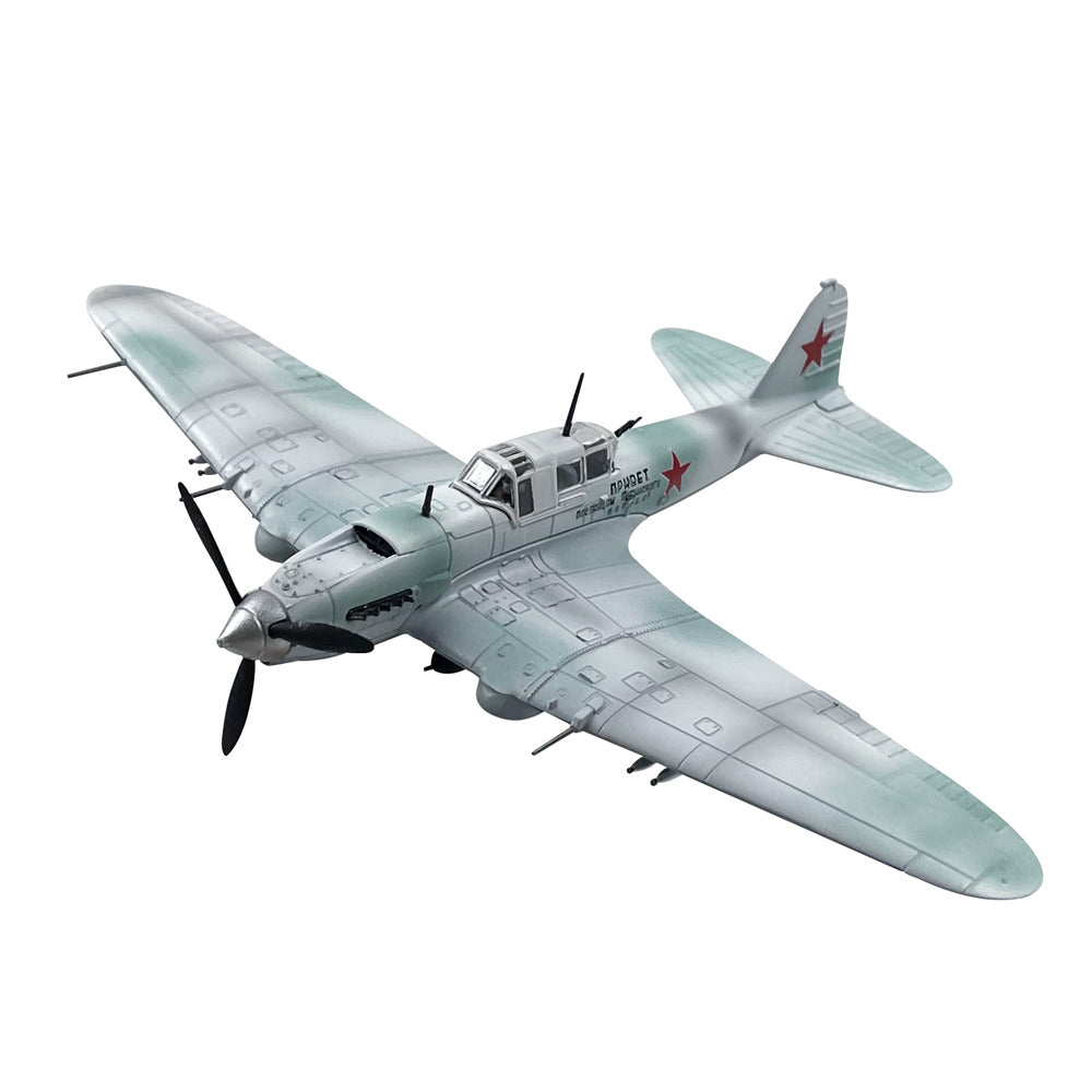 WWII Soviet Union Ilyushin Il-2 Ground-Attack Aircraft 1/72 Scale Diecast Metal Model