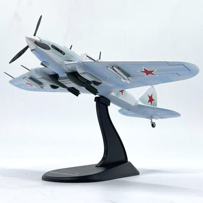 WWII Soviet Union Ilyushin Il-2 Ground-Attack Aircraft 1/72 Scale Diecast Metal Model