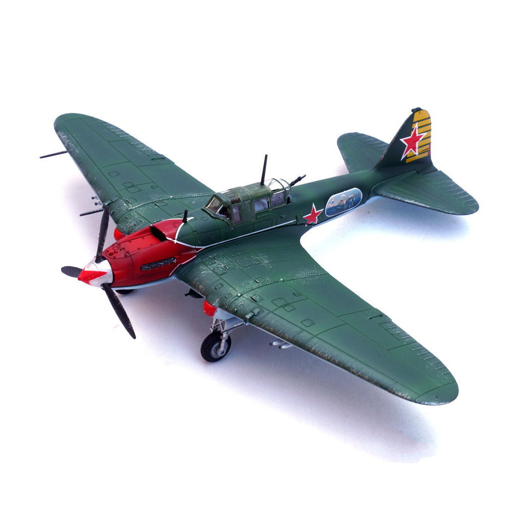 WWII Soviet Union Ilyushin Il-2 Ground-Attack Aircraft 1/72 Scale Diecast Metal Model