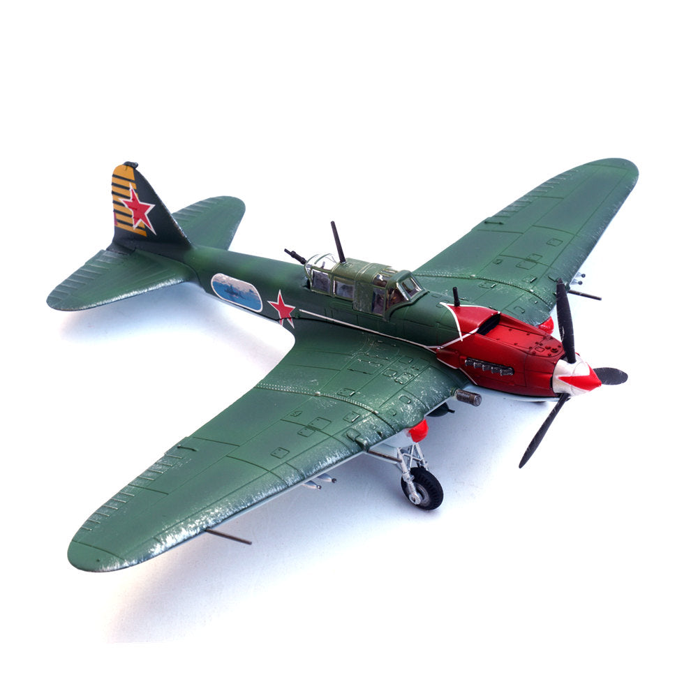 WWII Soviet Union Ilyushin Il-2 Ground-Attack Aircraft 1/72 Scale Diecast Metal Model