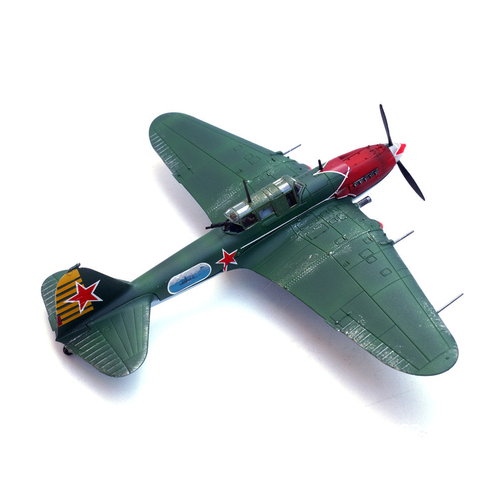 WWII Soviet Union Ilyushin Il-2 Ground-Attack Aircraft 1/72 Scale Diecast Metal Model