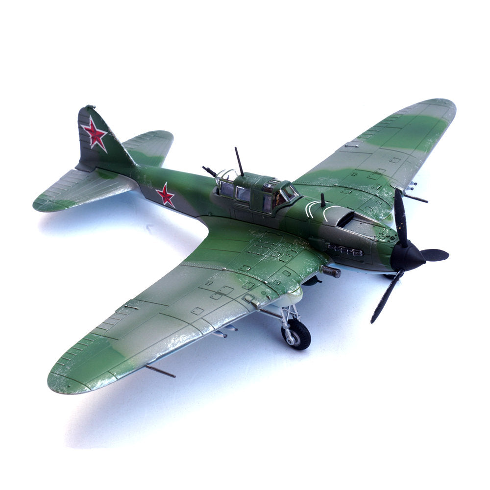 WWII Soviet Union Ilyushin Il-2 Ground-Attack Aircraft 1/72 Scale Diecast Metal Model