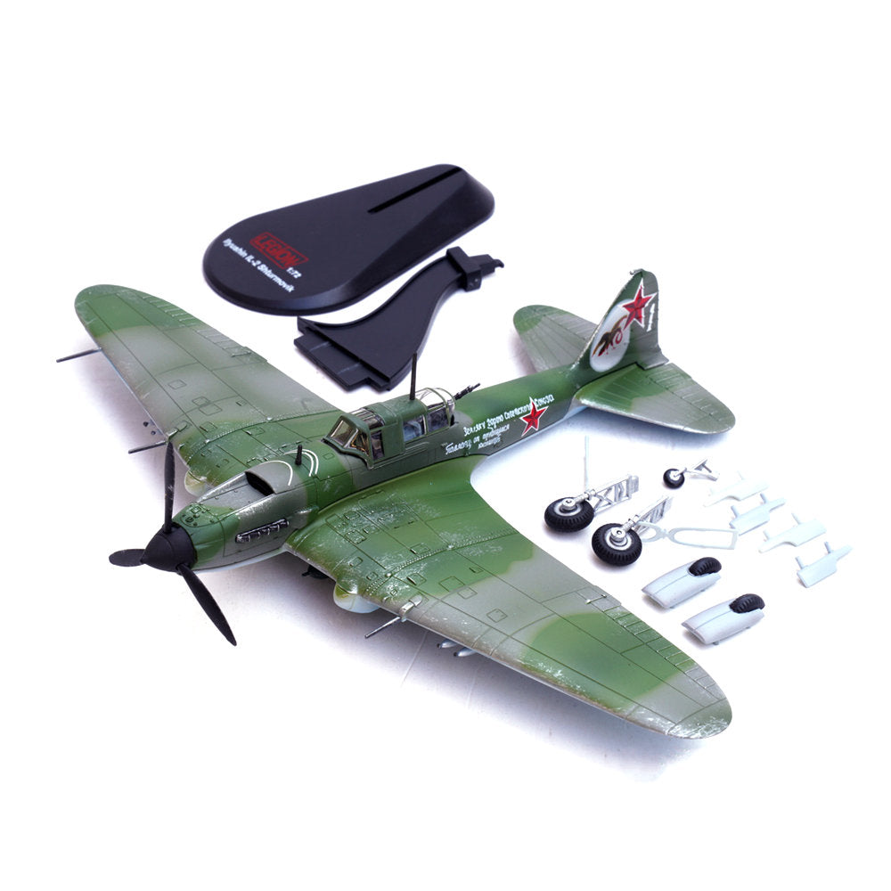 WWII Soviet Union Ilyushin Il-2 Ground-Attack Aircraft 1/72 Scale Diecast Metal Model