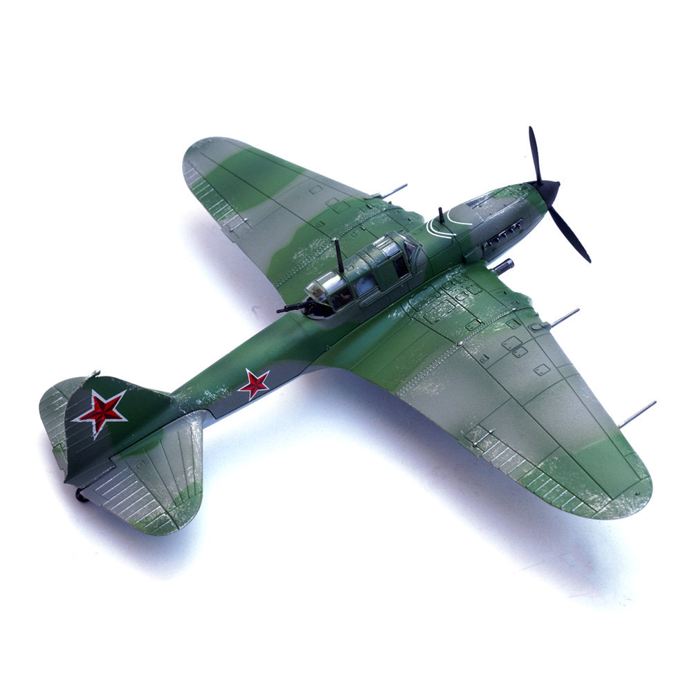 WWII Soviet Union Ilyushin Il-2 Ground-Attack Aircraft 1/72 Scale Diecast Metal Model