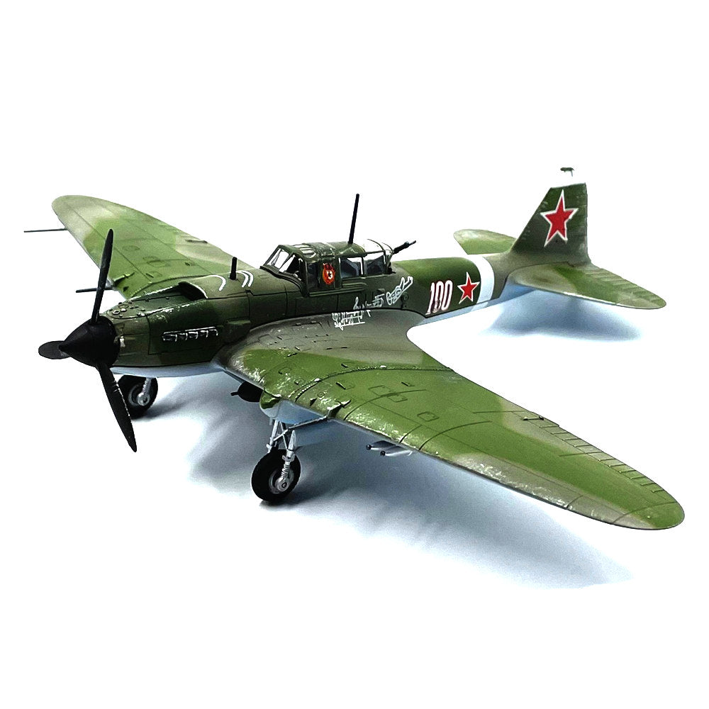 WWII Soviet Union Ilyushin Il-2 Ground-Attack Aircraft 1/72 Scale Diecast Metal Model