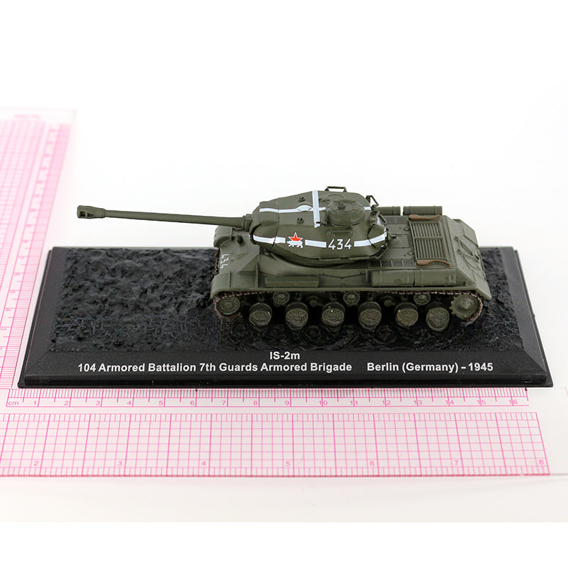 1/72 Scale 1945 IS-2M WWII Soviet Heavy Tank Diecast Model