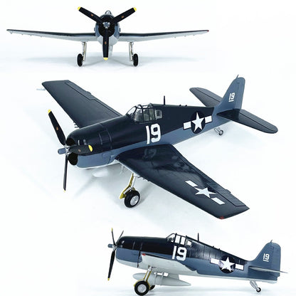 1/72 Scale Grumman F6F-5 Hellcat Carrier-Based Fighter Pre-built Collectible WWII US Aircraft Plastic Model