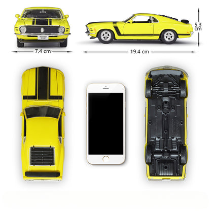 1/24 Scale 1970 Ford Mustang Boss 302 Diecast Model Car