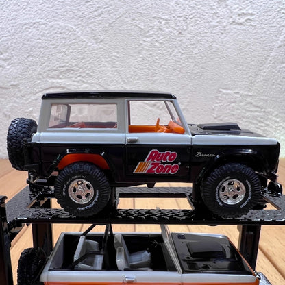 1/64 Scale 1966 Ford Bronco Hardtop Convertible Diecast Model Cars Auto-Lift 2-Pack