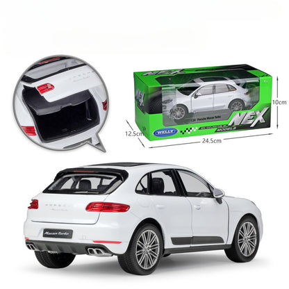 1/24 Scale Porsche Macan Turbo Compact Luxury Crossover SUV Diecast Model Car