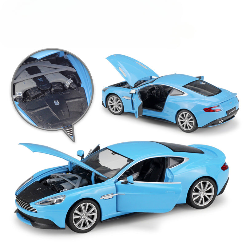 1/24 Scale Aston Martin Vanquish Grand Tourer Diecast Model Car