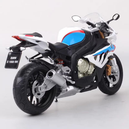 1/12 Scale 2009 BMW S1000RR Sport Bike Diecast Model Motorcycle