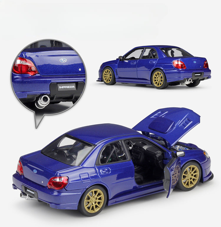 1/24 Scale Subaru Impreza WRX STI Diecast Model Car