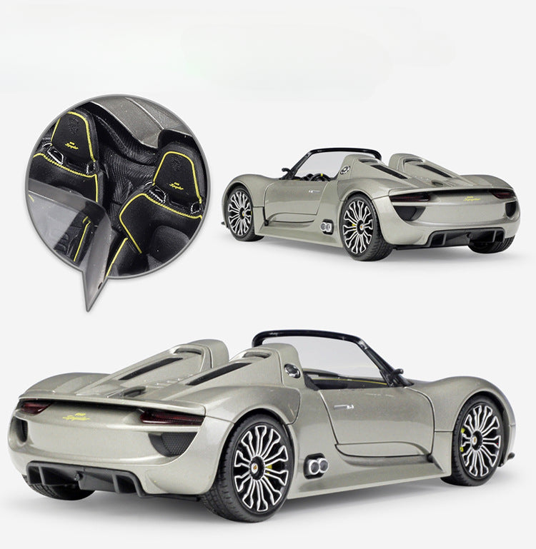 1/24 Scale Porsche 918 Spyder Concept Diecast Model Car