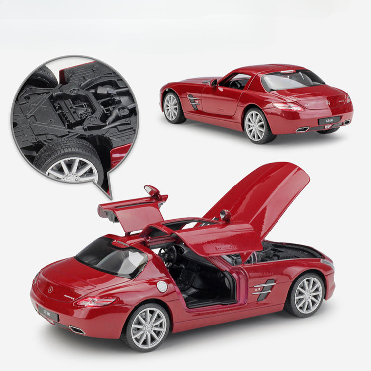 1/24 Scale Mercedes-Benz SLS AMG Sports Car Diecast Model