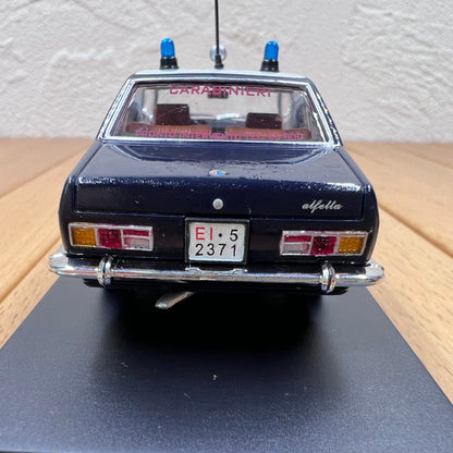 1/43 Scale 1972 Alfa Romeo Alfetta Diecast Model Police Car