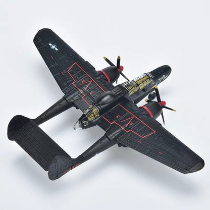 1/144 Scale Northrop P-61 Black Widow Night Fighter Diecast Model Aircraft