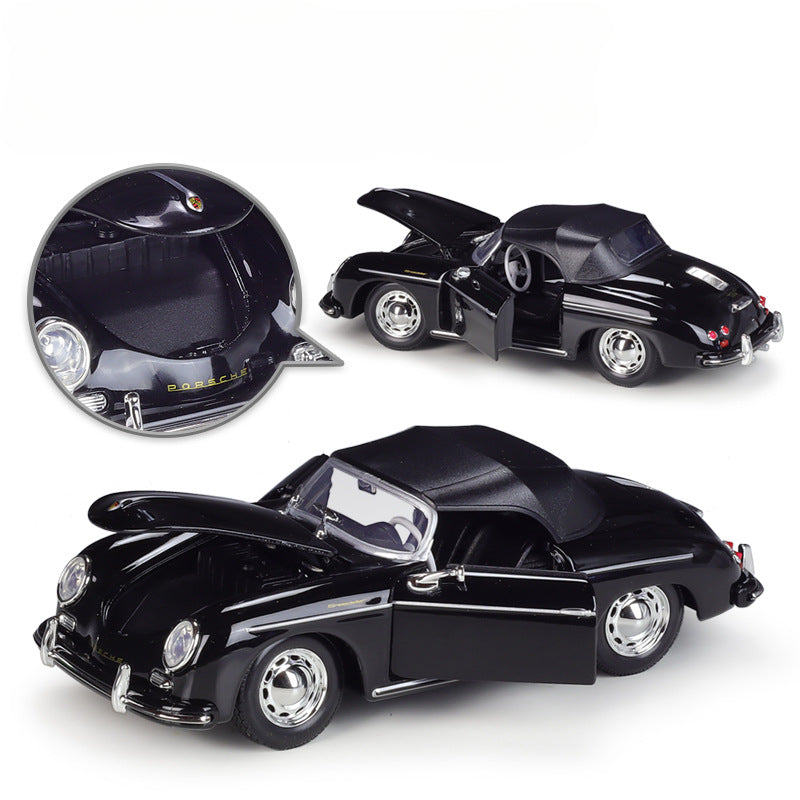 1/24 Scale Porsche 356 A Speedster Sports Car Diecast Model