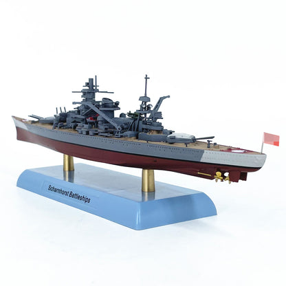 1/1000 Scale Scharnhorst WWII German Battleship Diecast Model