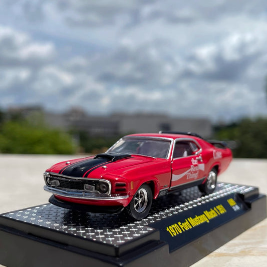 1/64 Scale 1970 Ford Mustang Mach 1 Diecast Model Car