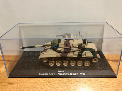 1/72 Scale Tank Diecast Models M1 Abrams M48 Patton M60 Tiger I Leopard 2 Sturmtiger Nashorn T-34 T-54 T-55 Challenger 1 C1 Ariete