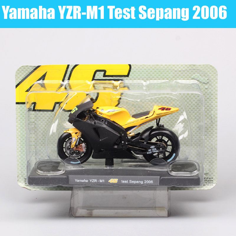 Yamaha YZR-M1 46 World Championship 2006 1/18 Scale Diecast Metal Motorcycle Collectible Model