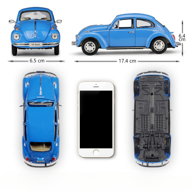 1/24 Scale Volkswagen Beetle Diecast Model Car