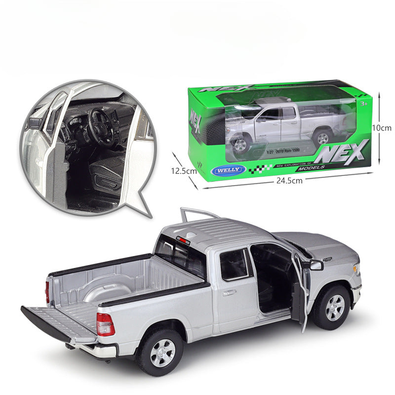 1/27 Scale 2019 RAM 1500 Pickup Truck Diecast Model Car