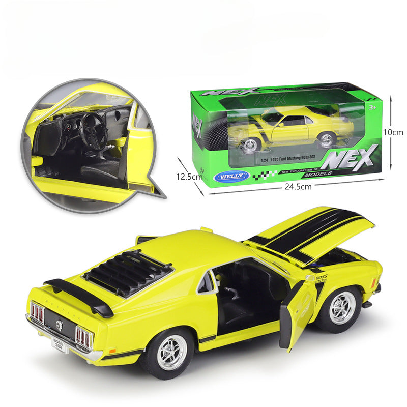 1/24 Scale 1970 Ford Mustang Boss 302 Diecast Model Car