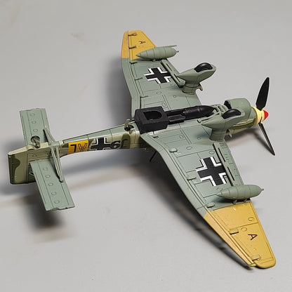 1/100 Scale Junkers Ju 87 German Dive Bomber Ground-Attack Aircraft Diecast Model