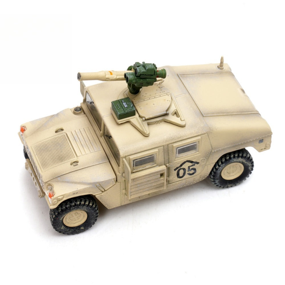 1/64 Scale M1046 HMMWV TOW Missile Carrier Military Vehichle Diecast Model