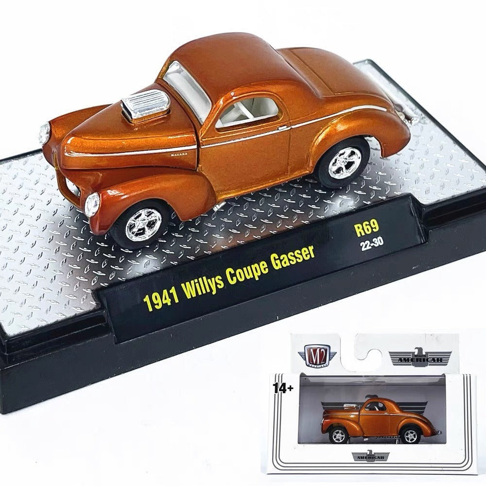 1/64 Scale 1941 Willys Coupe Gasser Diecast Model Car