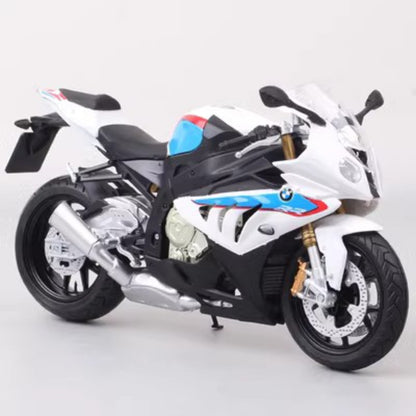 1/12 Scale 2009 BMW S1000RR Sport Bike Diecast Model Motorcycle