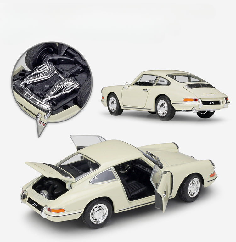 1/24 Scale 1964 Porsche 911 Classic Luxury Sports Car Diecast Model