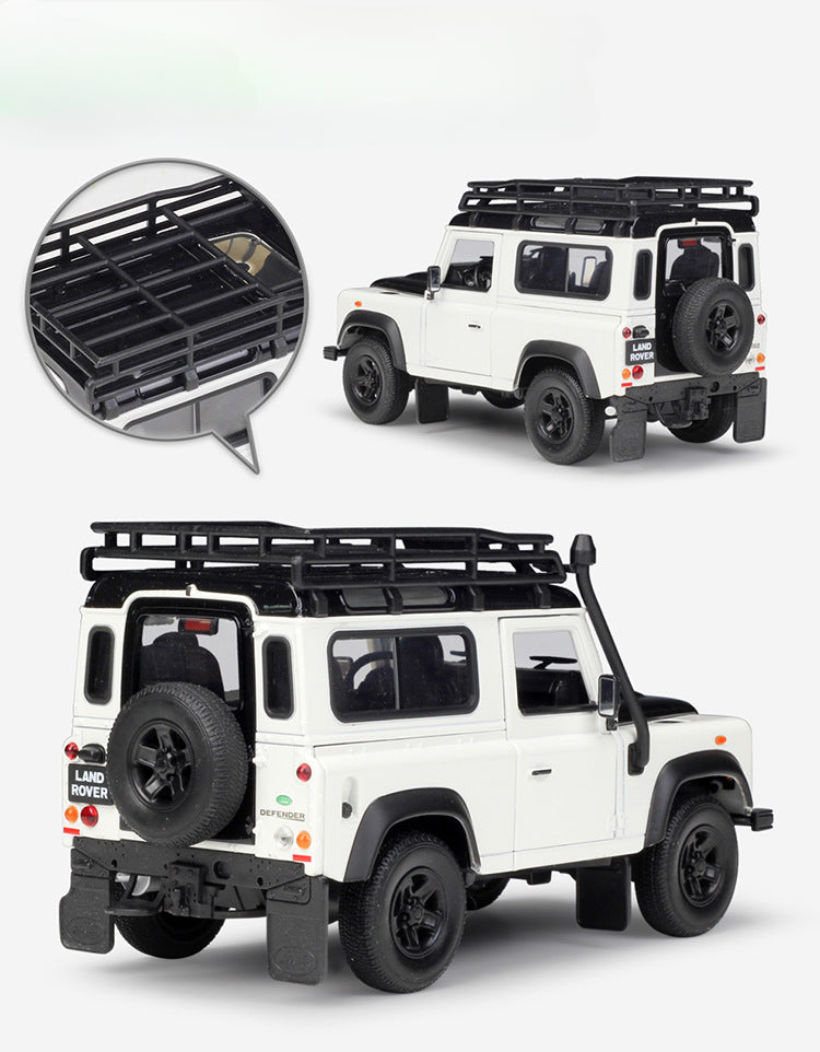 1/24 Scale Land Rover Defender (L316) Classic Diecast Model Car