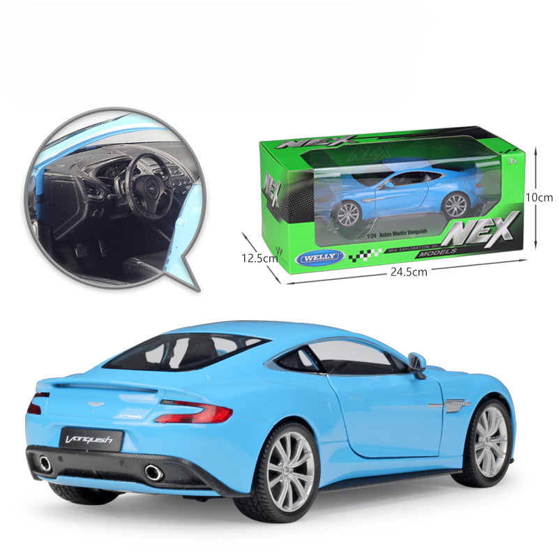 1/24 Scale Aston Martin Vanquish Grand Tourer Diecast Model Car