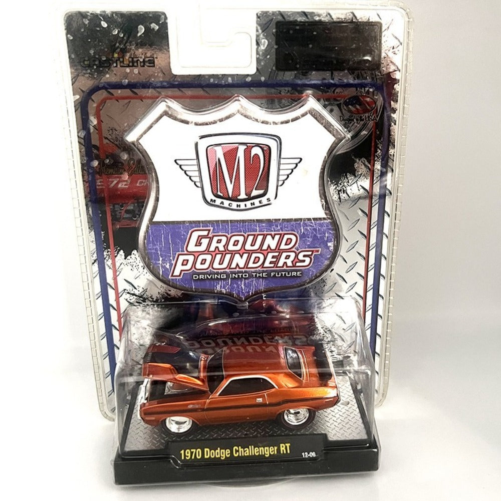 1/64 Scale 1970 Dodge Challenger R/T M2 Ground Pounders Diecast Model Car