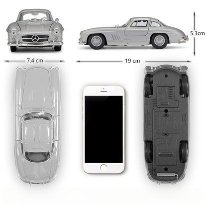 1/24 Scale Mercedes-Benz 300 SL Diecast Model Car