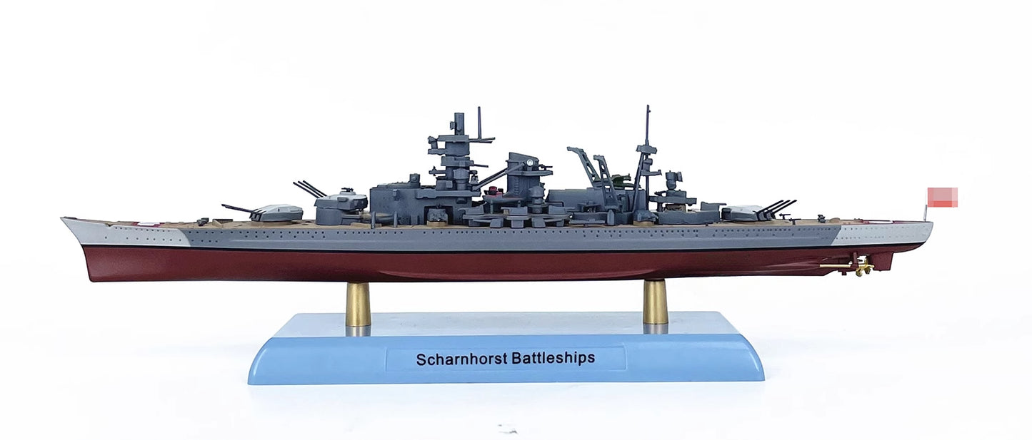 1/1000 Scale Scharnhorst WWII German Battleship Diecast Model