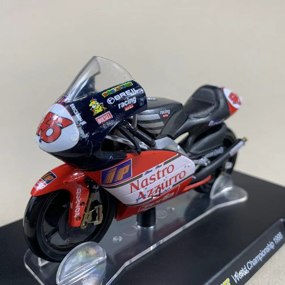 1/18 Scale 1998 Aprilia RSW 250 World Championship Racing Motorcycle Diecast Model