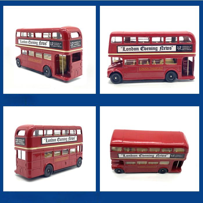 1/76 Scale London Double Decker Bus Red Diecast Model