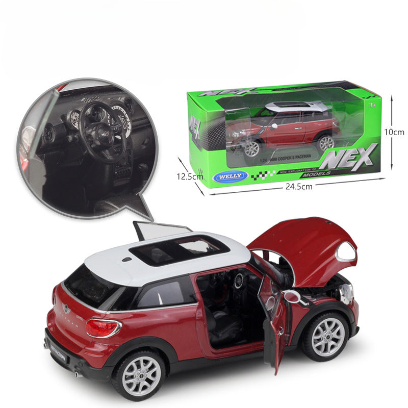 1/24 Scale Mini Cooper S Paceman Subcompact crossover SUV Diecast Model Car