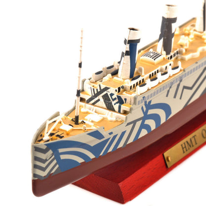 1/1250 Scale HMT Olympic British Ocen Liner Dazzle Camouflage Troopship Diecast Model Ship